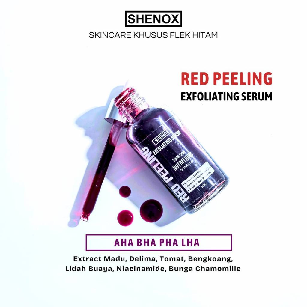 Shenox Red Peeling Serum Exfoliating