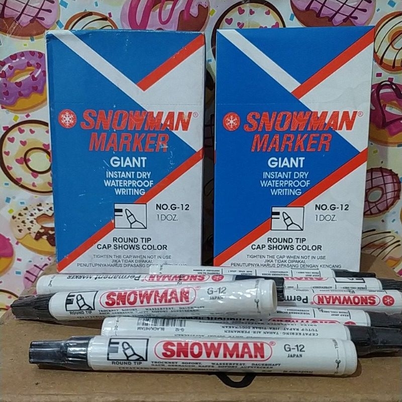 

spidol snowman marker/spidol permanen snowman