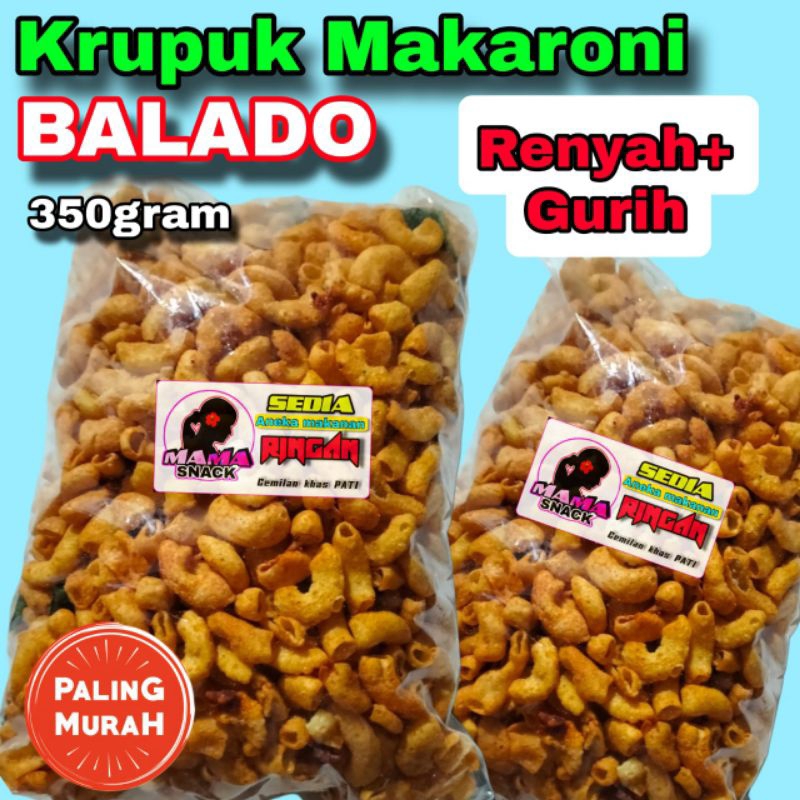 

KERUPUK MAKARONI RENYAH DAN GURIH 350 GRAM