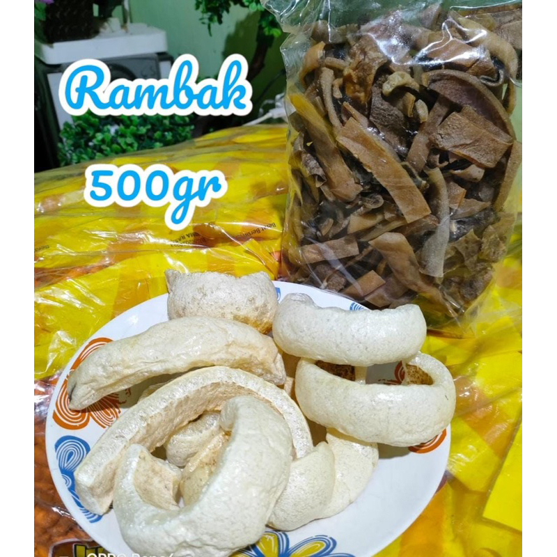 

Rambak sapi rambak printilan rambak patahan murah enak laris mekarr