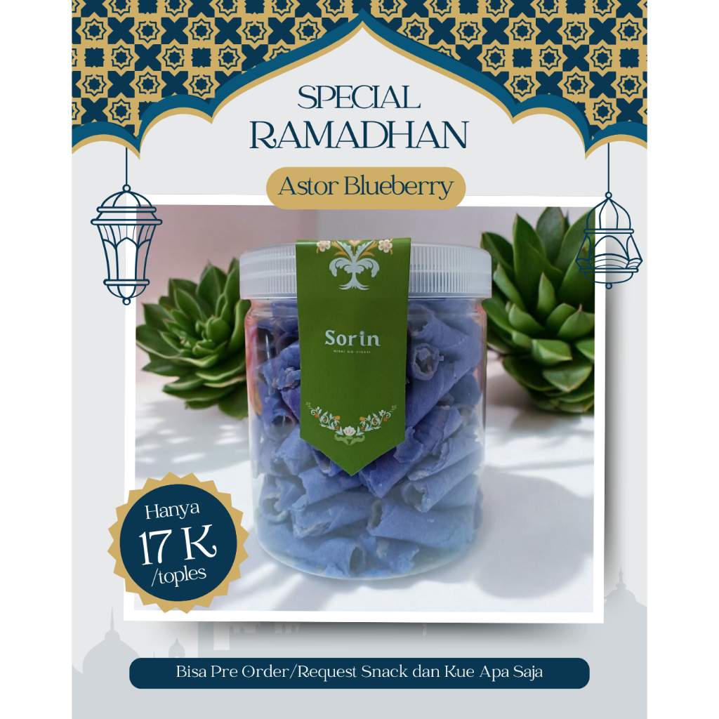 

HAMPERS ASTOR BLUEBERRY 600ML LEBARAN IDUL FITRI KUE KERING MAKANAN RAMADHAN SNACK LEBARAN HAMPERS