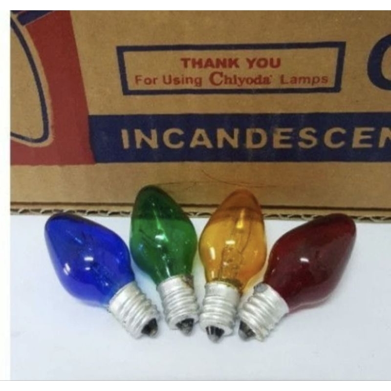 Lampu Dop Lombok Chiyoda 5W 5Watt E12 Tipe C 7 1/2 Dop Lombok C71/2 CHIYODA