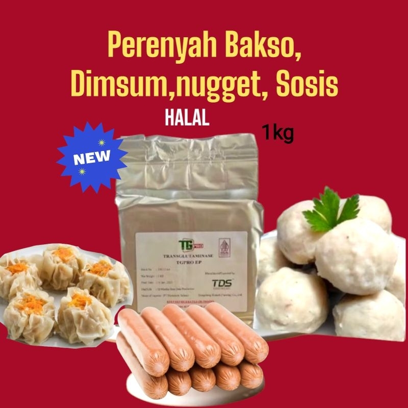 

Enzim Perenyah Bakso Dimsum Nuget Sosis 1kg Halal