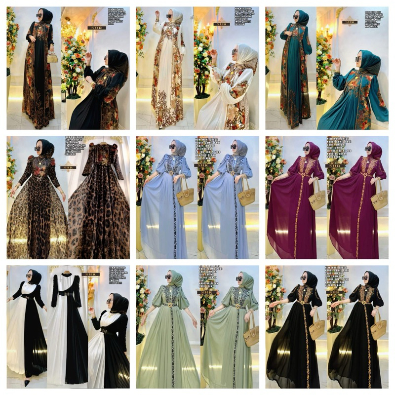 Readynew ory SHRmaxydress gece+leo bunga+Maxy Cardy sultan 2025+maxydealova cantik+maxy bordir padi+