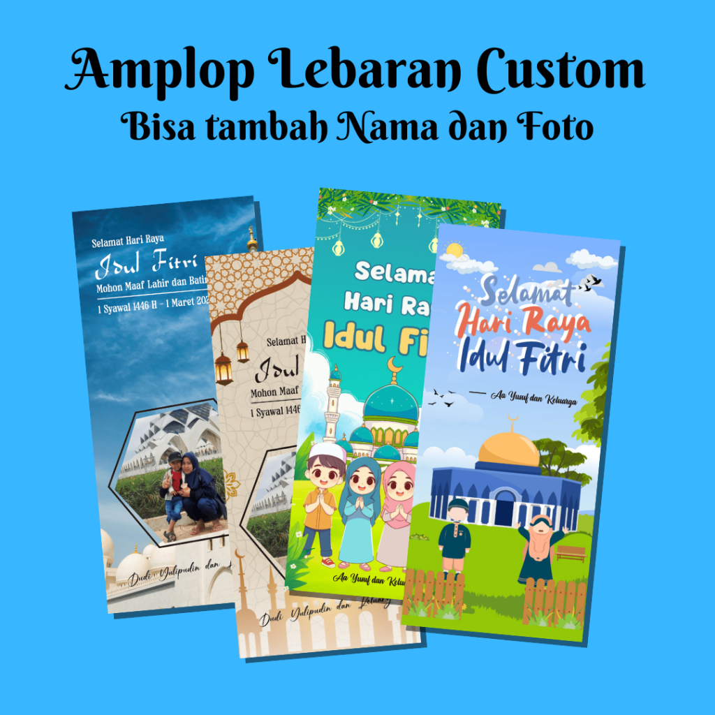 

Amplop Lebaran Custom Foto Amplop Idul Fitri