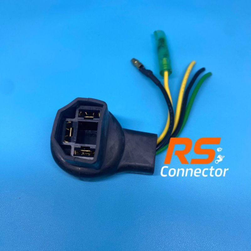 SOCKET SOKET FITING COP LAMPU DEPAN H4 YAMAHA VIXION 3C1 ORIGINAL