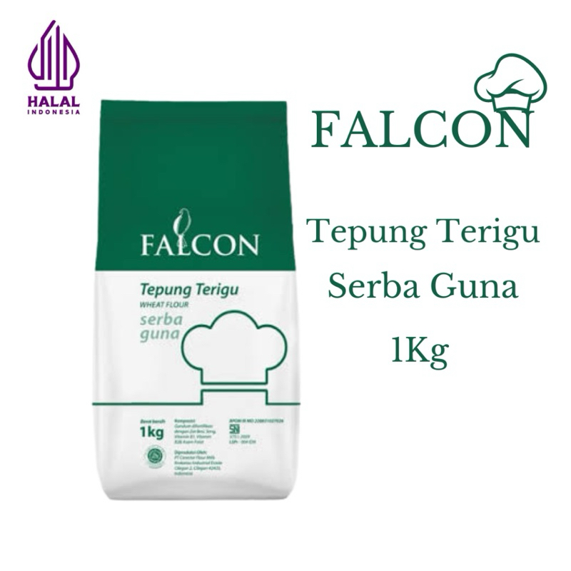 

terigu falcon hijau serbaguna 1 kg