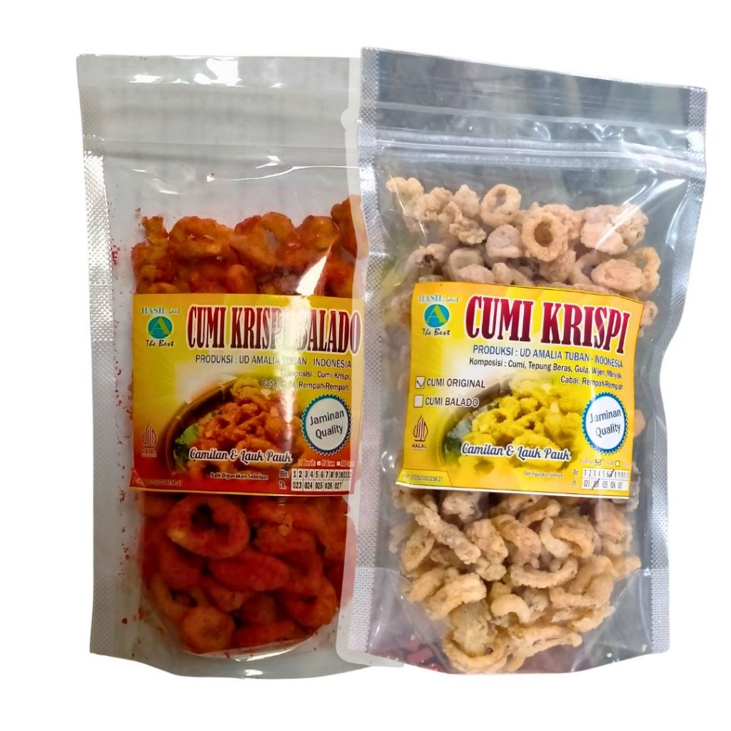 

Camilan dan Lauk Pauk Cumi Krispi Asli Tuban