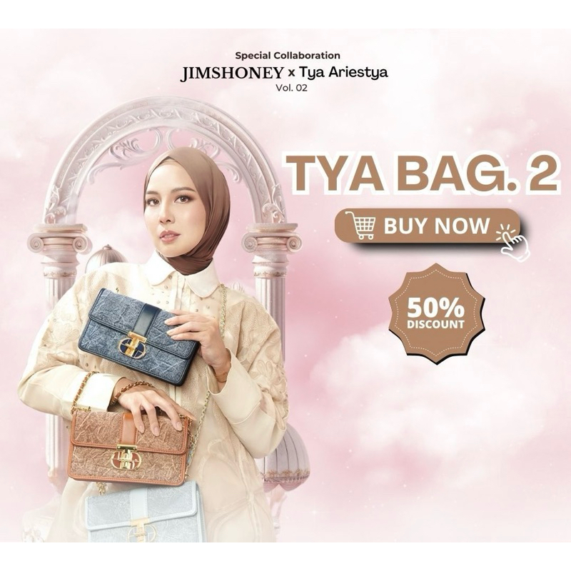 TYA BAG VOL.2 JIMS HONEY X TYA ARIESTYA TAS SELEMPANG WANITA JIMSHONEY BANJARMASIN