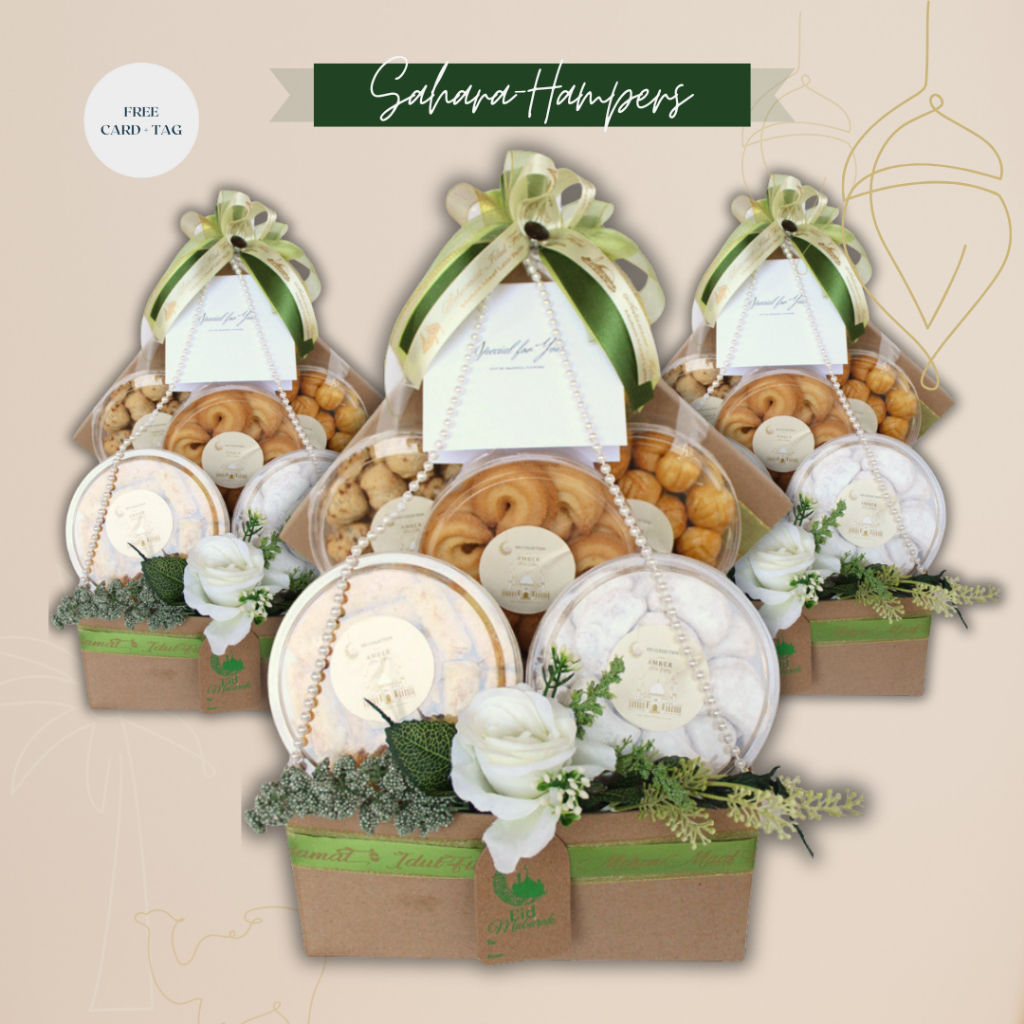 

Sahara hampers - kue kering cantik parsel lebaran idul fitri by Maxwell Flowers