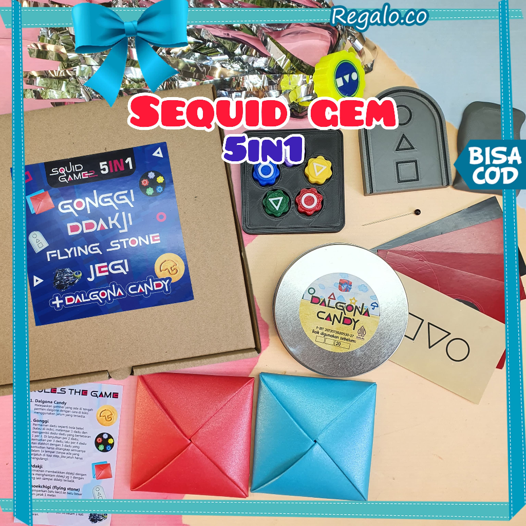 Permainan Sequid Game Lengkap & Seru