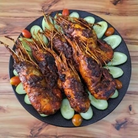 

【HEWO SHOP】Udang Galah Bakar/Udang Galah Baubar khas Banjar Kalimantan Selatan