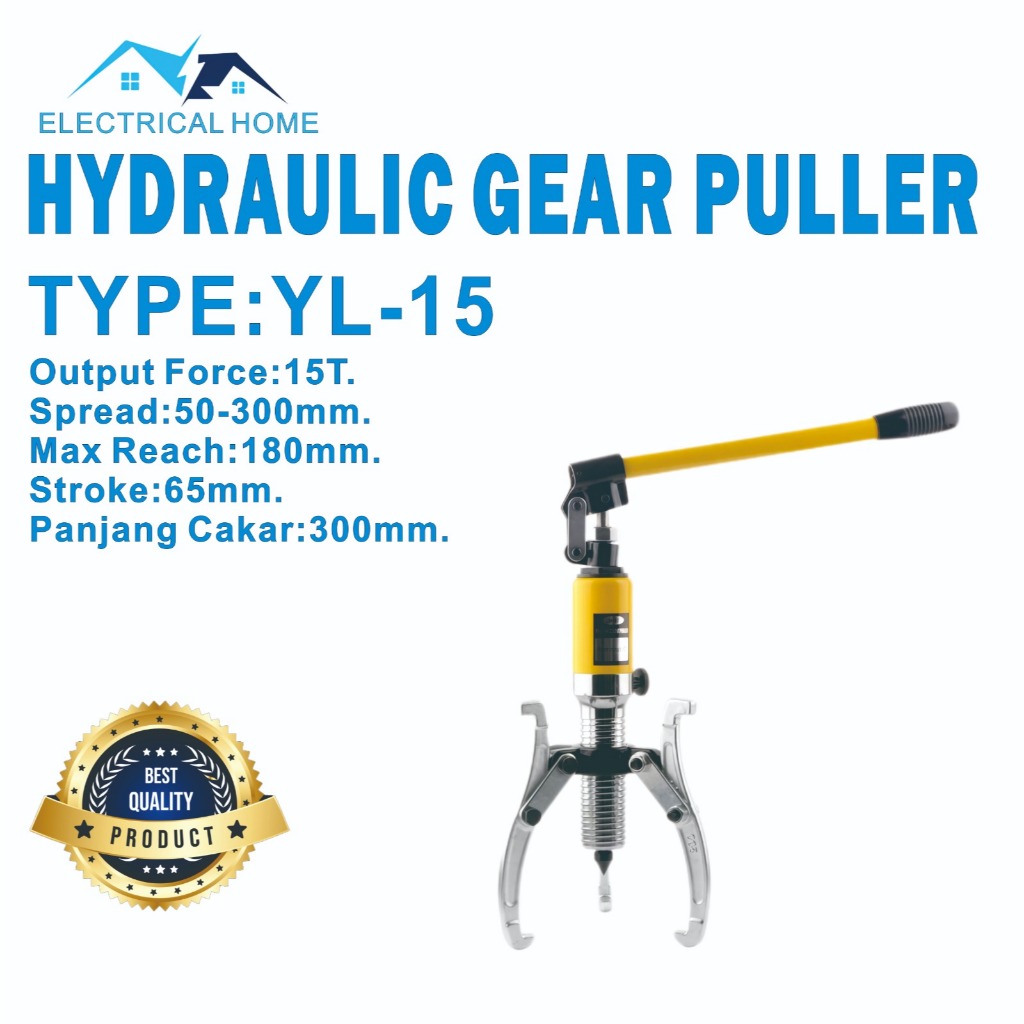 Tang Hydraulic Gear Puller Integral / Treker Bearing Puller Hydraulic YL-15T