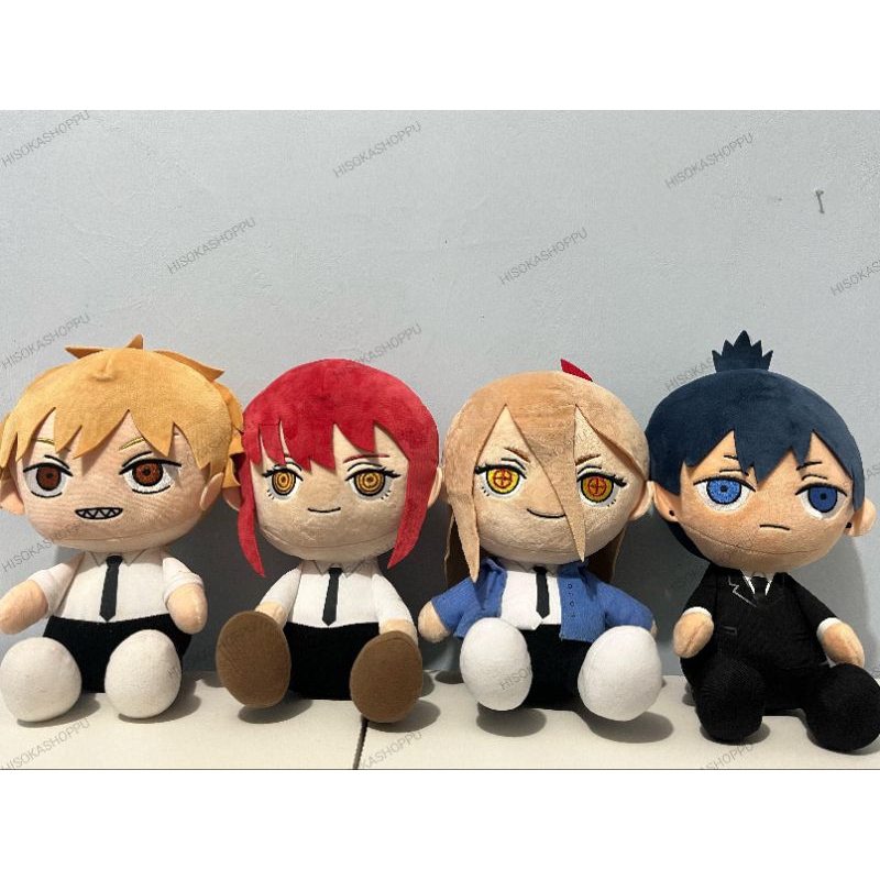 [CSM] READY STOCK OFFICIAL Boneka Anime Yurugao Chainsaw Man Aki Makima Denji Power.