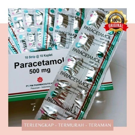 PARACETAMOL TABLET GENERIK - OBAT DEMAM, MERIANG, SAKIT GIGI DAN  SAKIT KEPALA
