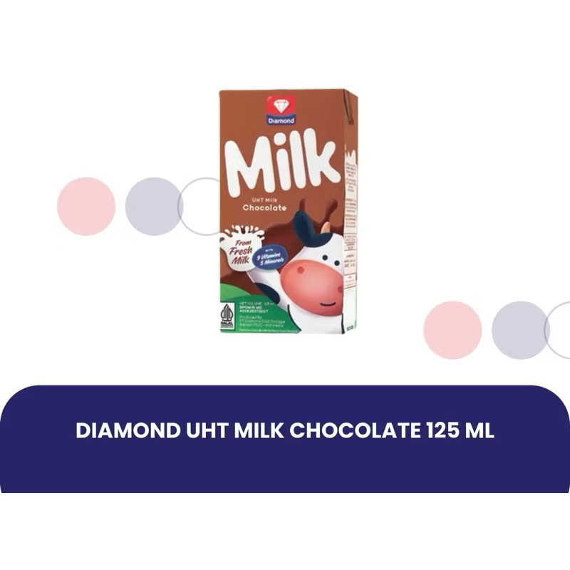 

READY Diamond susu UHT coklat full cream 125 ml 200ml
