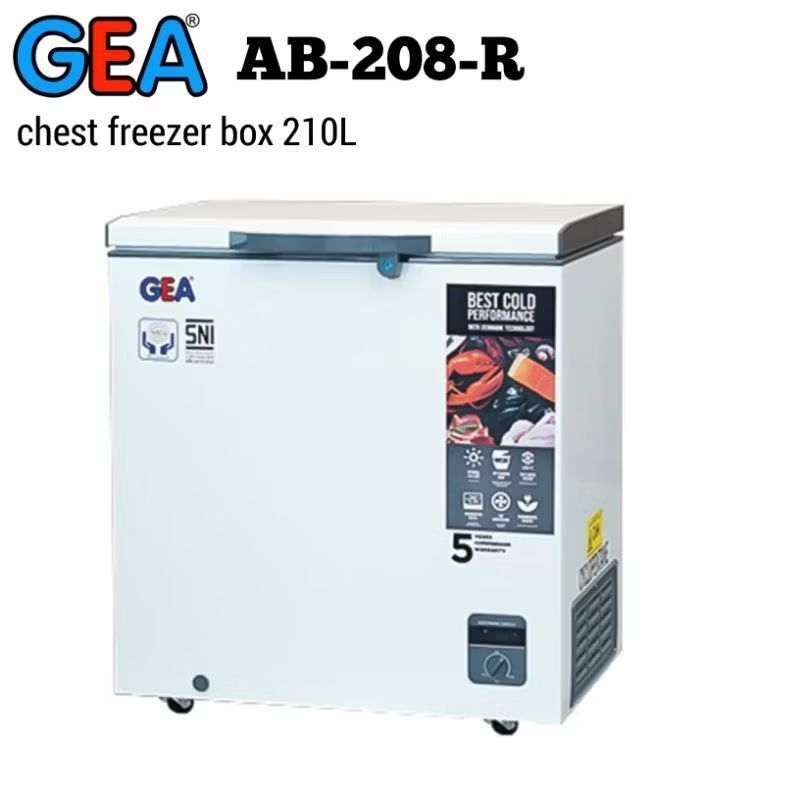 GEA FREEZER BOX AB-1200T-X, AB-900TX, AB-750-R, AB-600-R, AB-506-R, AB-318-R, AB-208-R, AB-108-R, LE