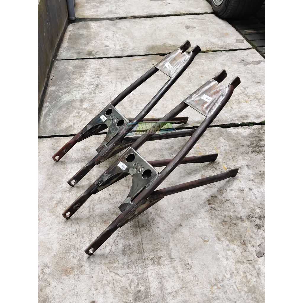 Rangka Sambungan Belakang Buntutan Mentah Bahan Tebal Kuat Senter Lurus Presisi CB 100 125 Herex GL 