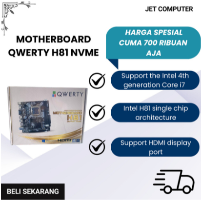 MOTHERBOARD QWERTY H81 NVME