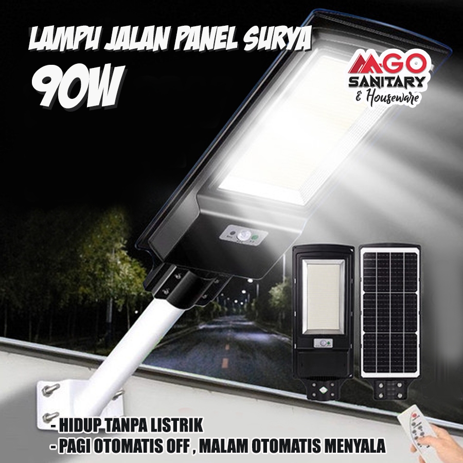LAMPU JALAN PANEL SURYA/ KAP LAMPU JALAN TANPA LISTRIK/