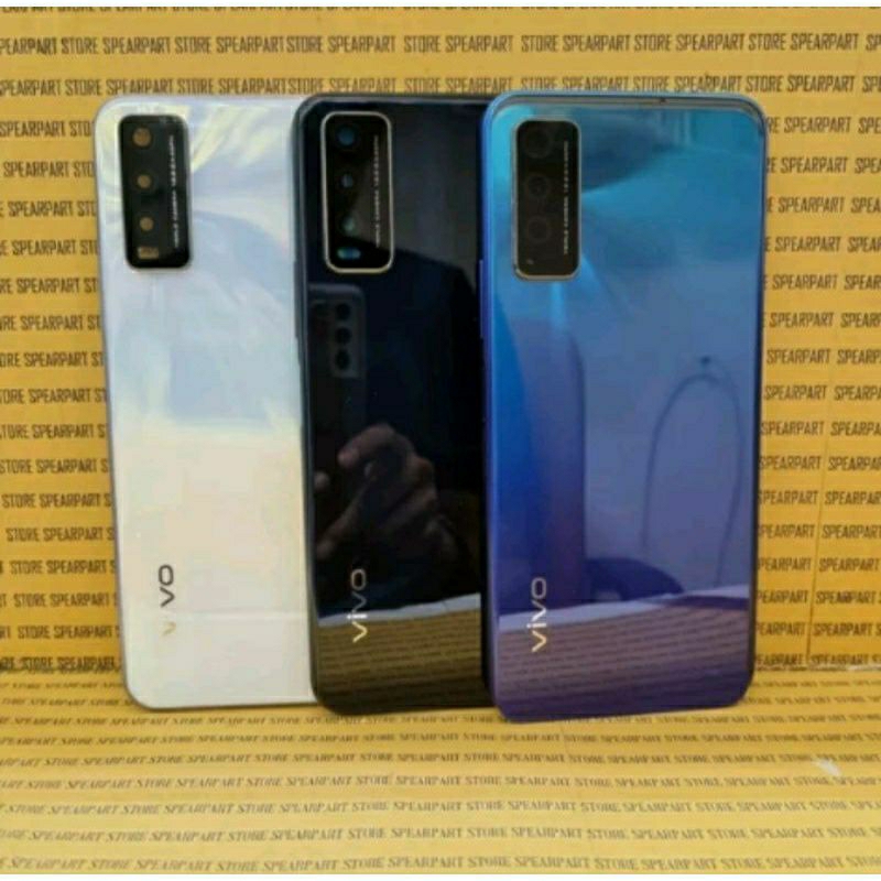 Back Housing Backdoor Casing Fullset Vivo y12s y20 Backdoor + Bezel original