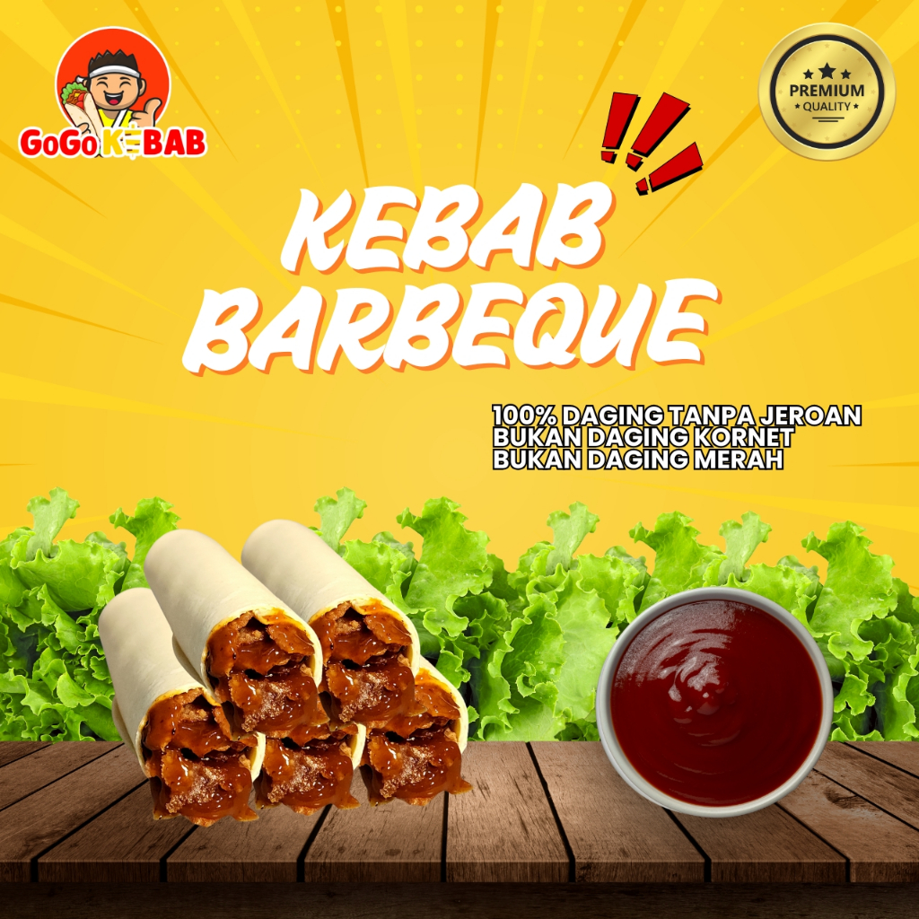 

GoGo Kebab Barbeque Isi 10 Pcs
