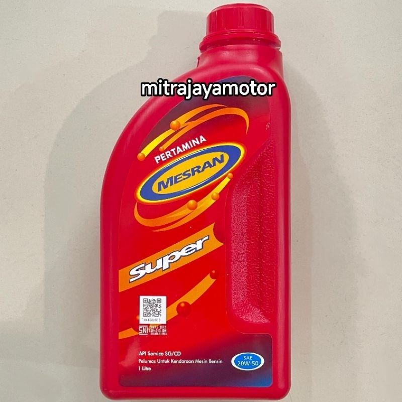Oli Mesran Super 1Liter 20W-50