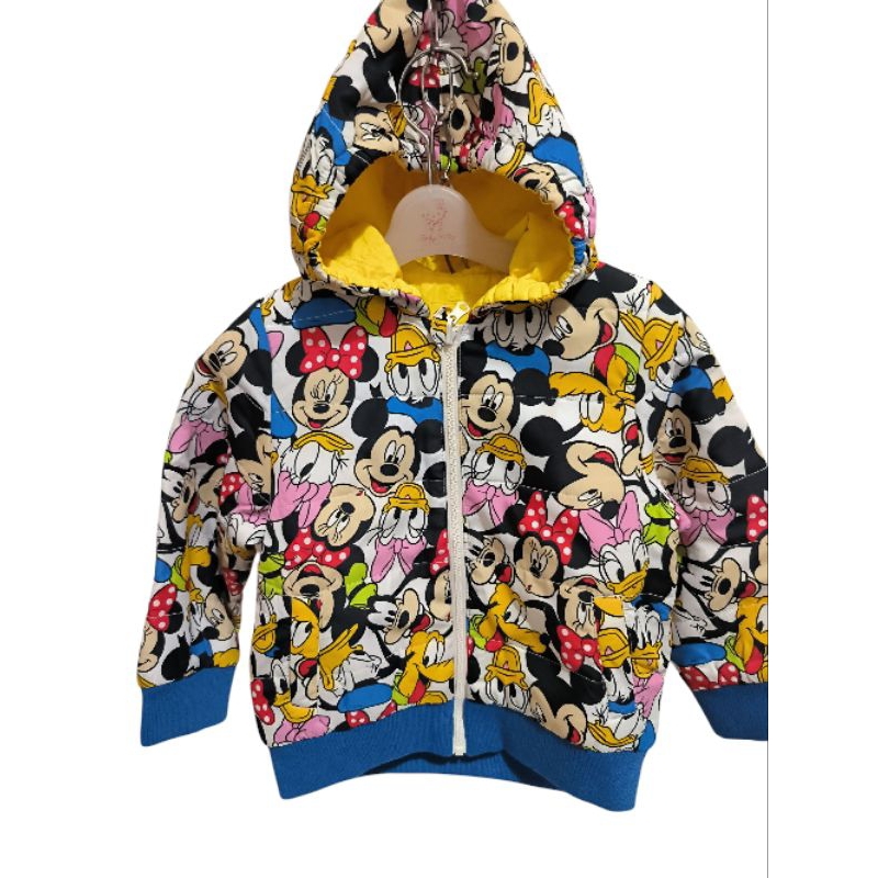 Jaket Anak Reversible Disney Preloved Size 90