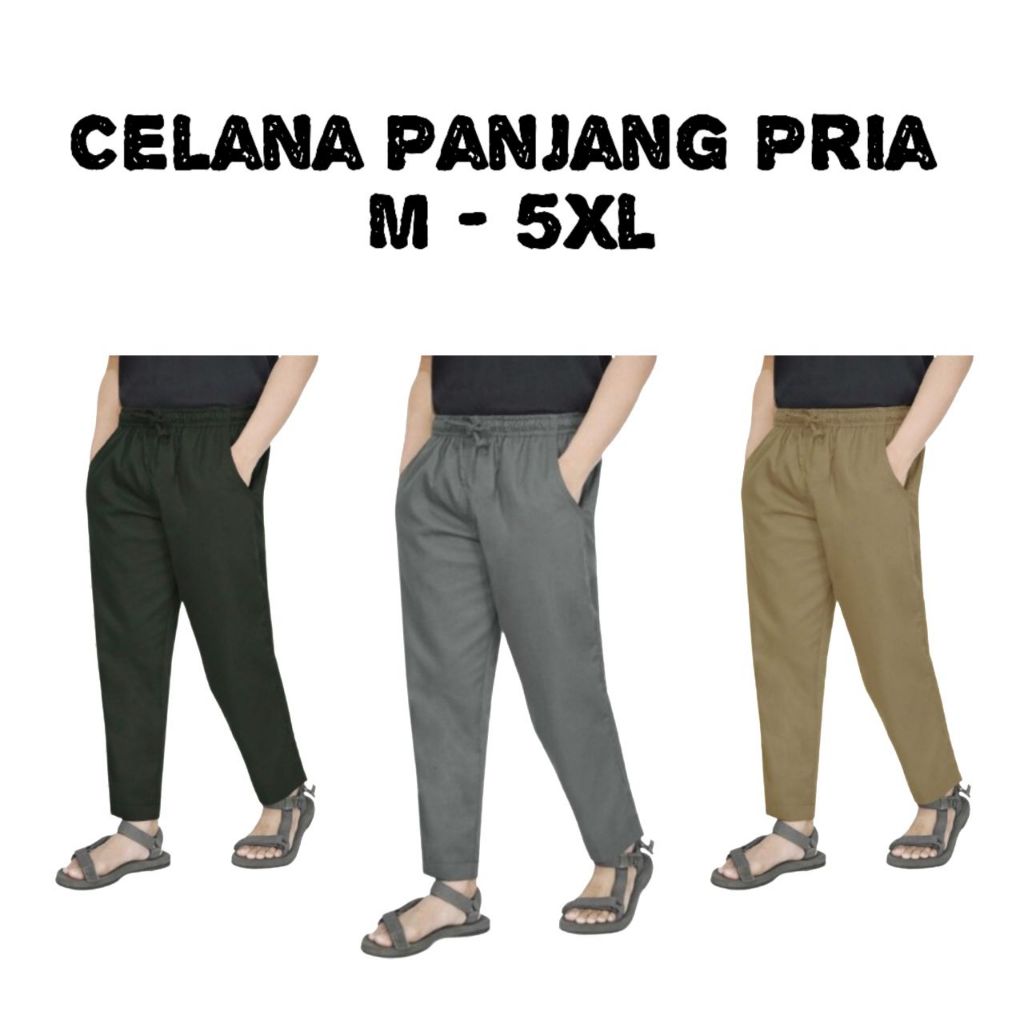 SBA Celana Panjang Pria Japan Drill M-5XL