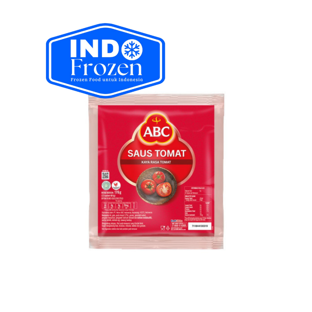 

ABC SAUS TOMAT SACHET 22 X 8 GR / SAUCE TOMAT SACHET