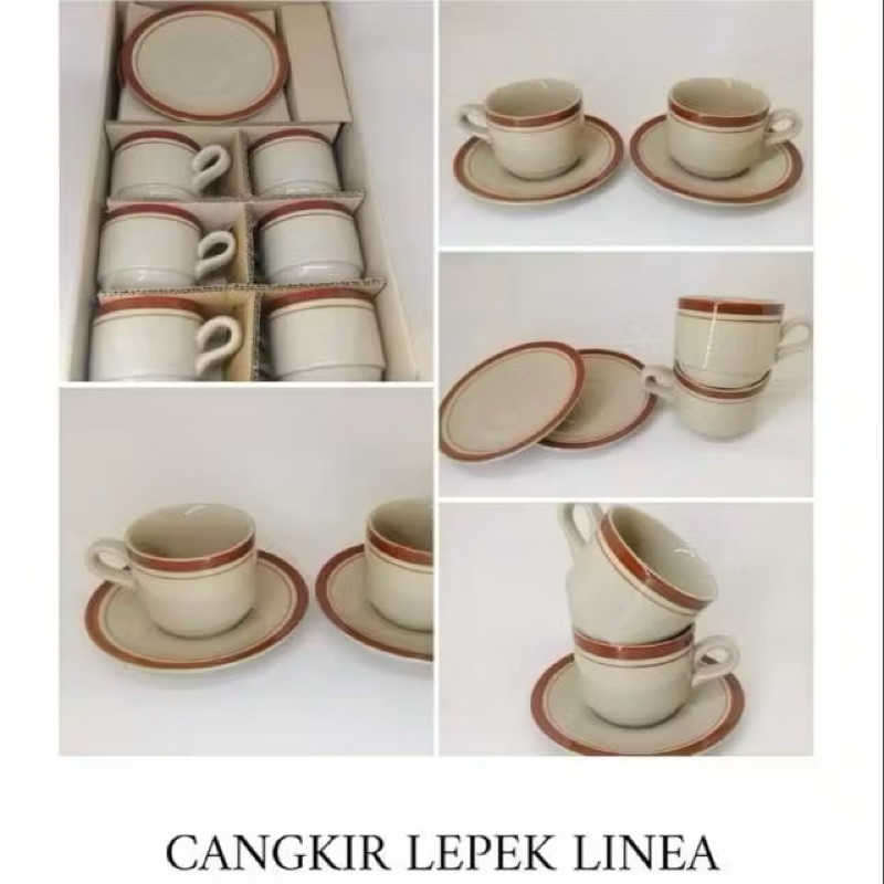 cangkir set coklat/kopin/gelas set tatakan keramik