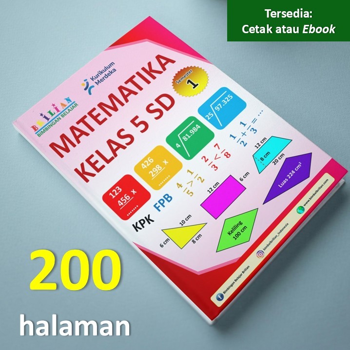 Buku Latihan Soal Matematika Kelas 5 SD Kurikulum Merdeka