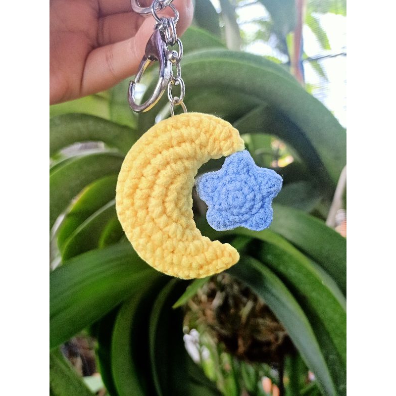 Gantungan Kunci Bulan Bintang