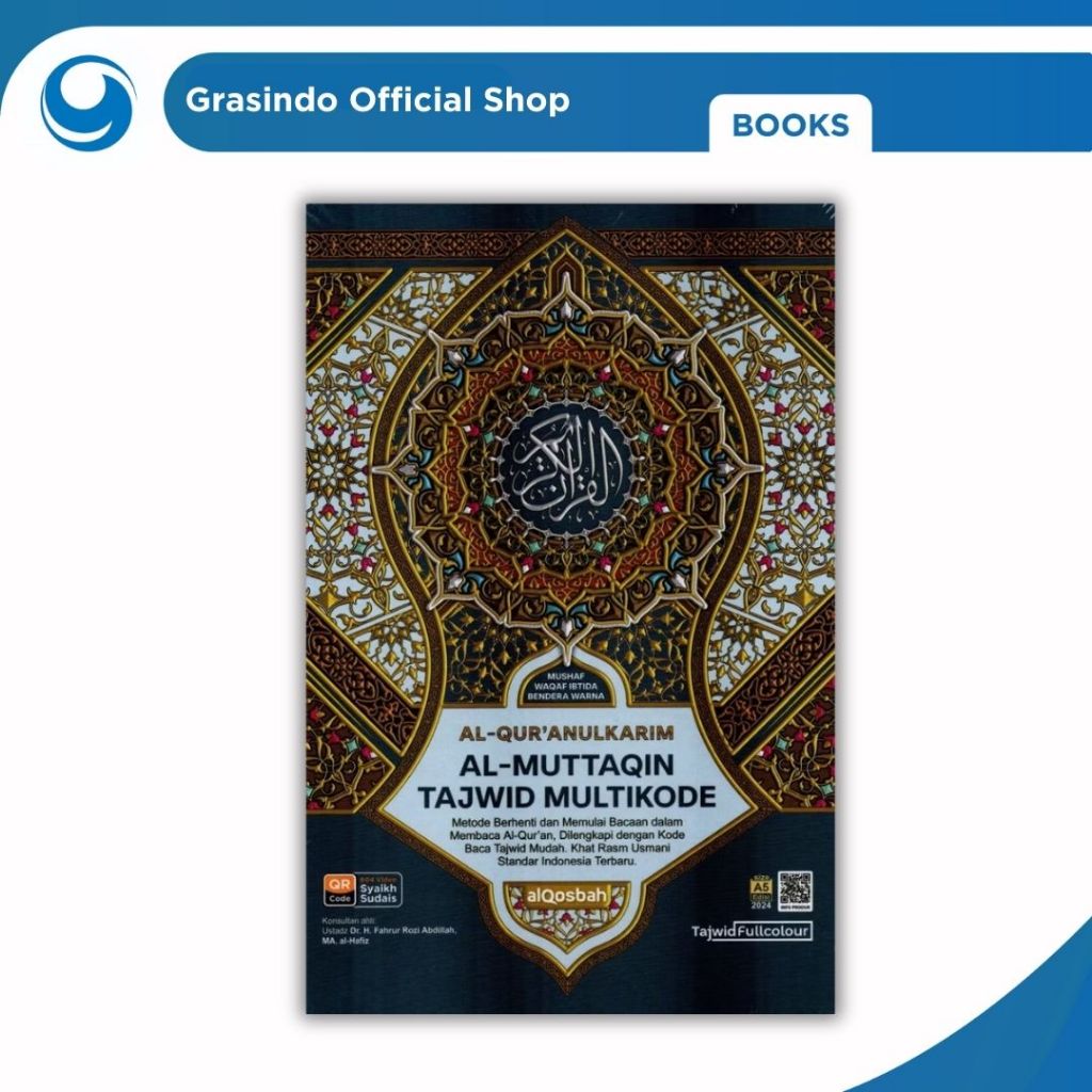 Grasindo - Al-Quran Qosbah Al-Muttaqin Tajwid Multikode A5