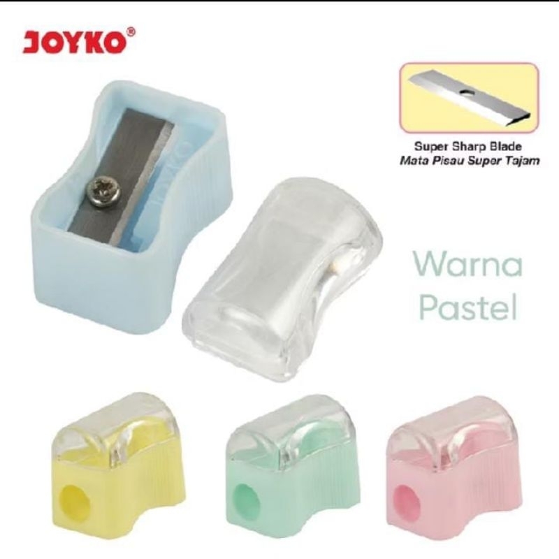

[MIN BELANJA 10RB!!!] Joyko pencil sharpener (serutan pensil) SP-362PTL