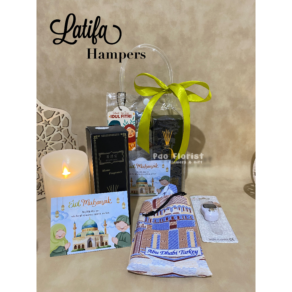

LATIFA HAMPERS [RAMADAN] PAO FLORIST / eid mubarak hampers / Parcel Ramadan / Parcel Idul Fitri / Hampers Idul Adha
