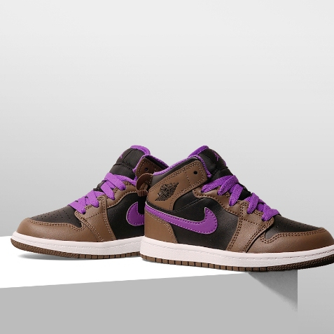 Jordan 1 Mid Palomino Wild Berry PS