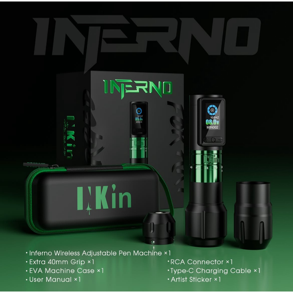 Inferno X 2 Power Tattoo Machine Inferno/ Mesin Tattoo Inferno Inkin