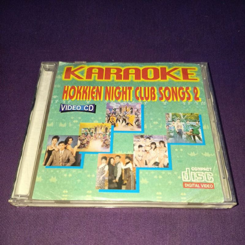 VCD HOKKIEN NIGHT CLUB SONGS 2 KARAOKE VARIOUS ARTIST