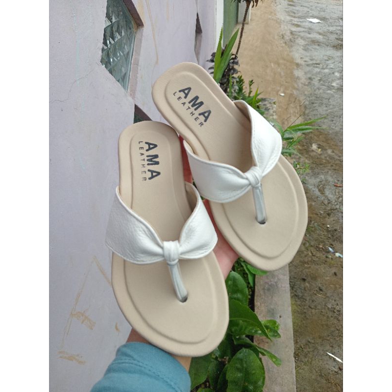 Sandal anak perempuan kulit asli garut sandal capit sandal anak remaja perempuan