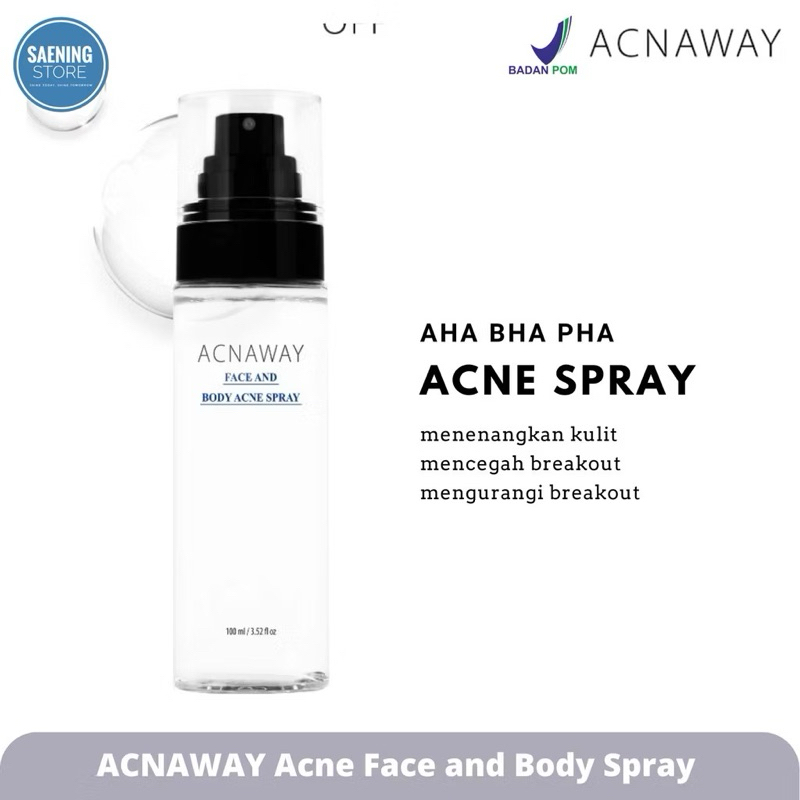 ACNAWAY Mugwort Acne and Pore Clay Stick,Face and body acne spray , Acne Cream Panthenol + Salicylic