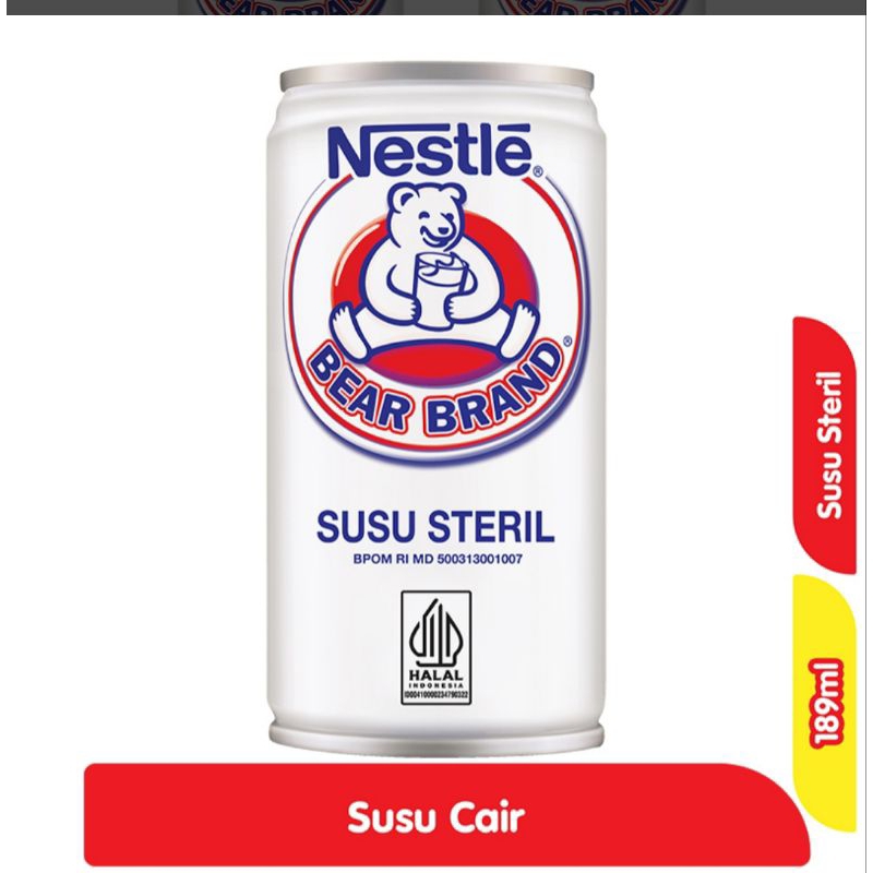 

bear brand susu steril 189ml