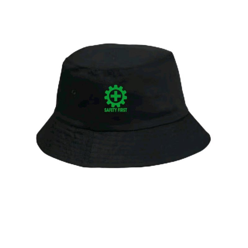 TOPI BUCKET SAFETY FIRST // TOPI BUCKET KESELAMATAN KERJA