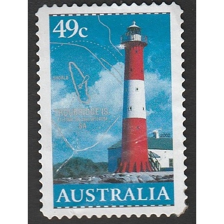 

A 11903 SATU BUAH PRANGKO AUSTRALIA NOMINAL 49C TEMA BANGUNAN MERCUSUAR DENGAN KONDISI SUDAH ADA CAP
