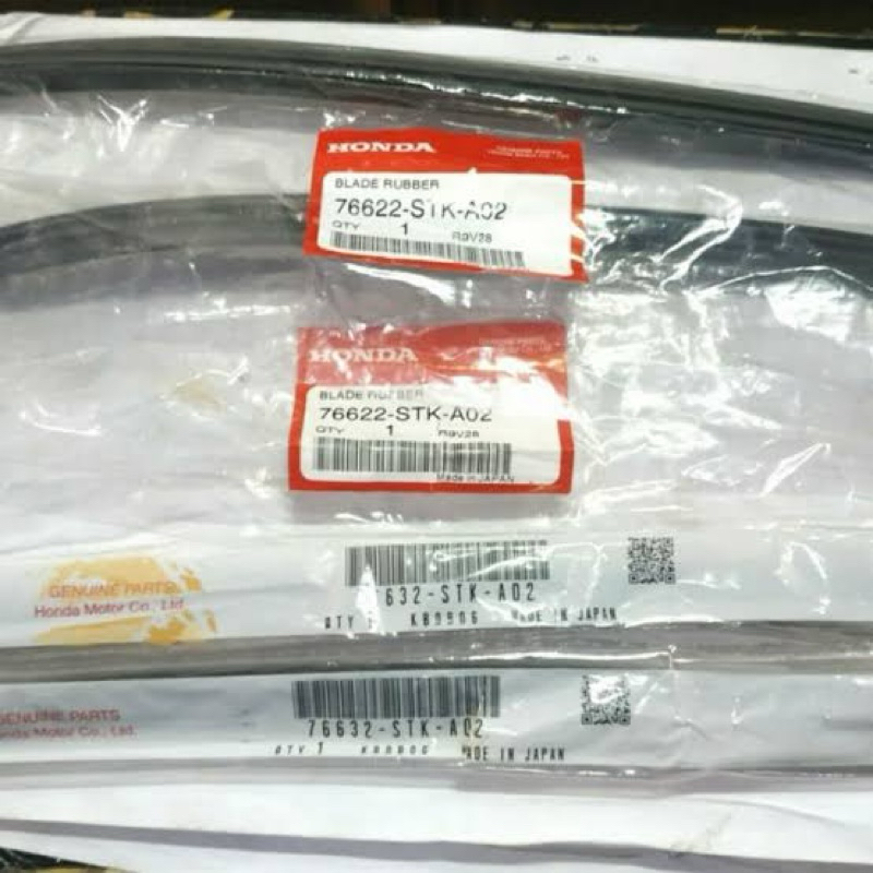 Blade Rubber Karet Wiper Refill Depan CRV RM Gen 4 2012 2013 2014 2015 2016 ORIGINAL