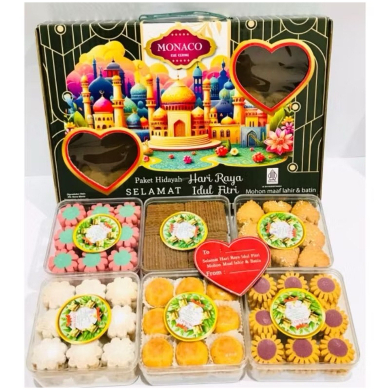 

Paket Kue Lebaran Nona Manis isi 6 Toples