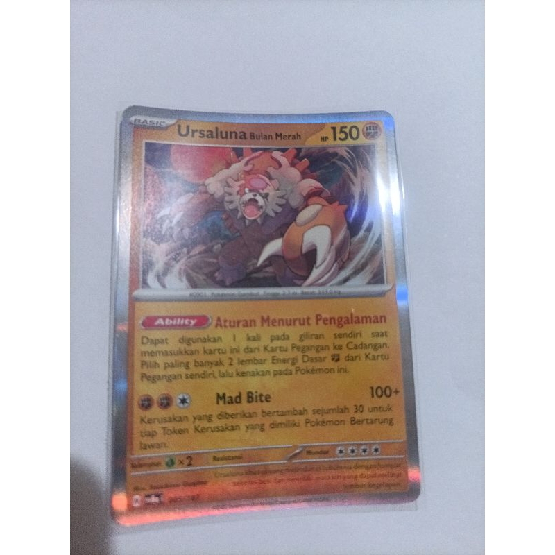 Ursaluna Bulan Merah 085/187 - Foil - Pokemon TCG Indonesia