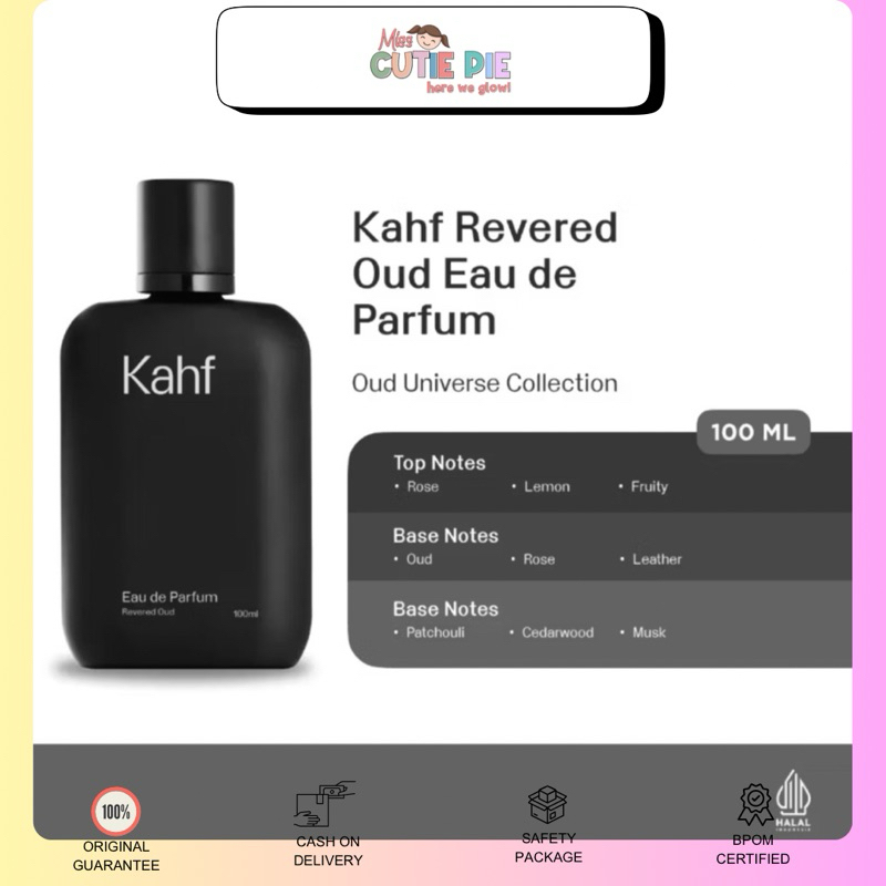 KAHF-EDP REVERED OUD 100ml-Parfum Pria