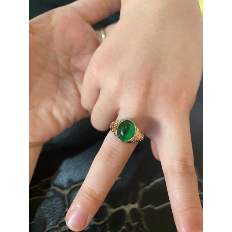 cincin batu cat eyes mata kucing untuk anak cowok