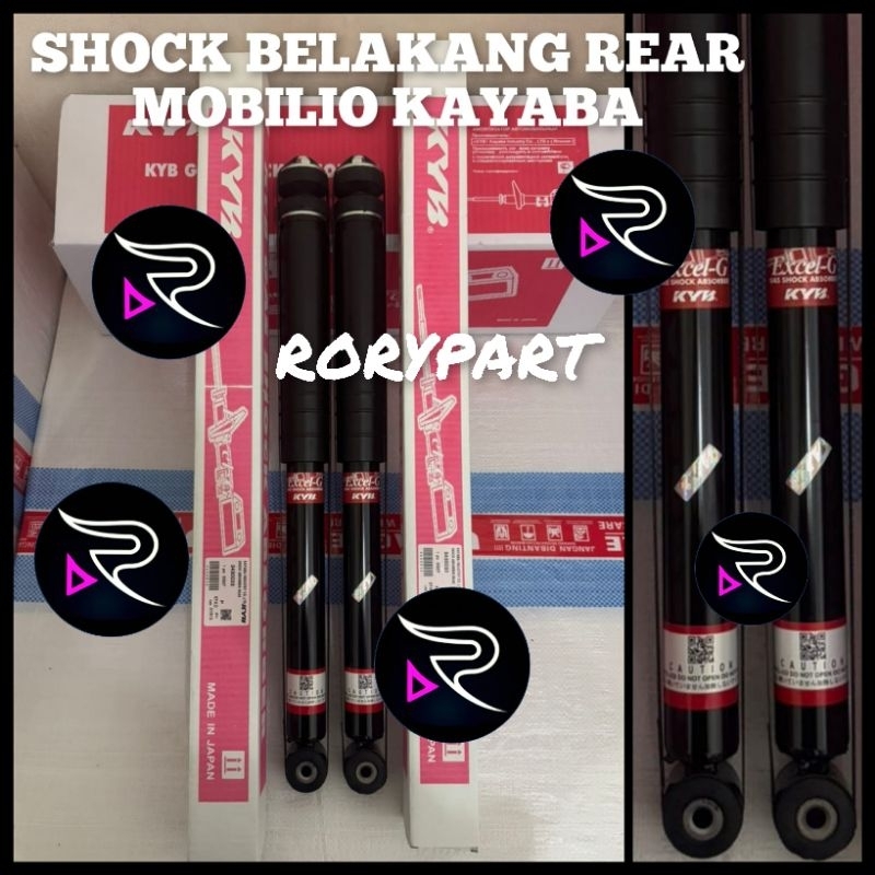 SHOCKBREAKER SHOCK BELAKANG MOBILIO MERK KAYABA ORIGINAL JAPAN